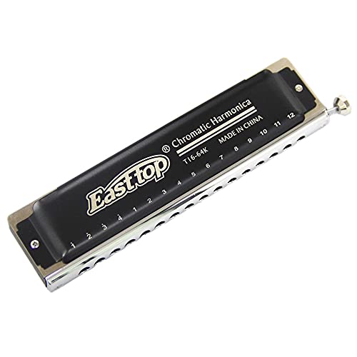 Harmonica Couleur harmonica T16-64K 16 trous 64 frettes orgue harpe cuivre Anches C professionnel instruments clés - Les Beatles, Paul McCartney, John Lennon, RIngo Starr, George Harrison Harmonica Couleur harmonica T16-64K 16 trous 64 frettes orgue harpe cuivre Anches C professionnel instruments clés