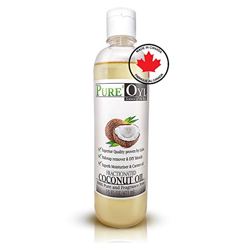 Pureoyl 100% natural and odorless liquid coconut oil 16 fl oz | m…