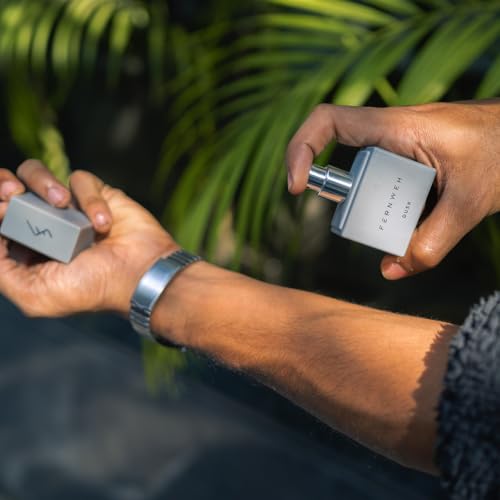 Image of Fernweh Dusk Unisex Travel Perfume (20ml) | Long Lasting Perfume for Men & Women | Leather, Aromatic & Woody Pocket Friendly Eau De Parfum | Perfect for Party, Outing, Office & Dates
