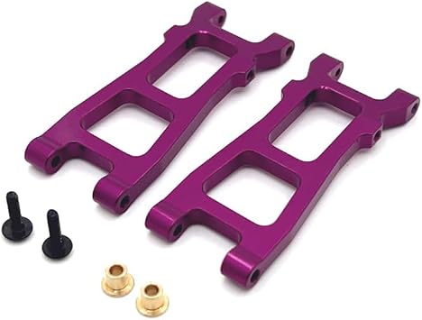 Metal Upgrade Rear Lower Swing Arm Metal Upgrade Rear Lower Swing Arm Suitable for MJX 1/20 20208 JJRC C8811 Remote Control Car Zero Upgrade Accessories Purple