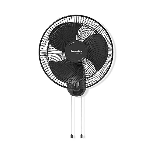 Image of Crompton Torpedo High Speed 12 inch (300mm) Wall Fan (Black)