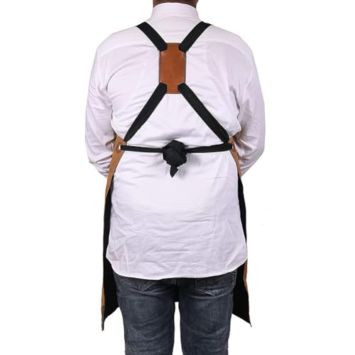 Tablier professionnel anti tache velours double face à poches