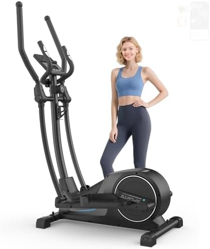 Bicicleta Eliptica para Casa, Elíptica Magnética Ultrasilenciosa ...