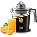 Produktbild LEBENLANG Saftpresse elektrisch 800ml & Verstellbares Sieb - Orangenpresse, Zitruspresse, Zitronenpresse Obstpresse I Orangensaftpresse Citruspresse elektronisch Orange Juicer