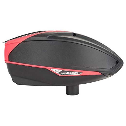 Valken Paintball VSL Tournament Electronic Loader (Black/Red)