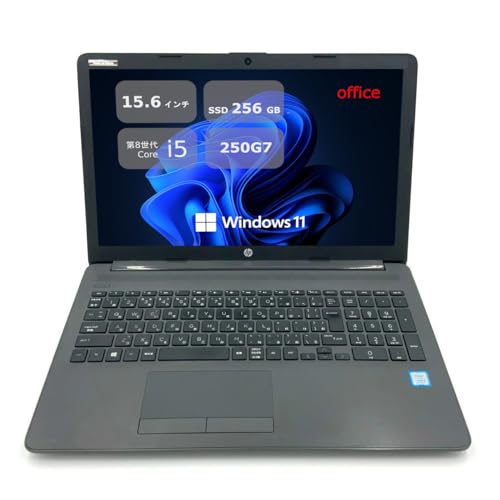 �y�����ςݕi�z 250 G7 ��15.6�^ �t��HD (1920×1080) - ��8���� Core i5 - ������32GB - SSD 256GB - web�J����-WiFi&Bluetooth - USB Type-C - Win11���� - MS 