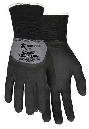 Coated Gloves, Foam Nitrile, XS, PR