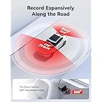 REDTIGER Dash Cam Front Rear, 4K/2.5K Full HD Dash Camera for Cars, Included 32GB Card, Built-in Wi-Fi GPS, 3.16” IPS Screen, Night Vision, 170°Wide Angle, WDR, 24H Parking Mode(F7NP) - Image 3