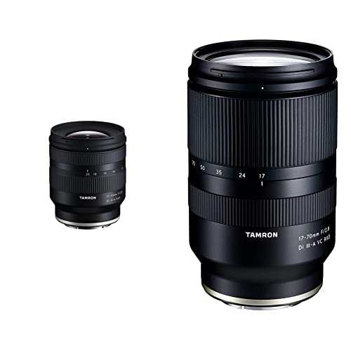 TAMRON B060 11-20mm F/2.8 Di III-A RXD, Objektiv für Sony E-Mount (APS-C) & 17-70mm F/2.8 Di III-A VC RXD Zoom-Objektiv…
