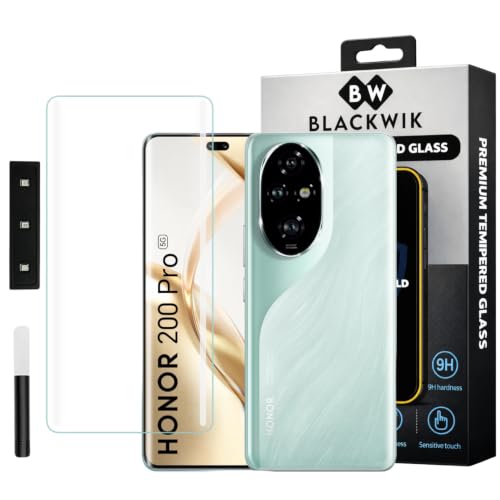Image of Blackwik UV Curved Tempered Glass for Honor 200 Pro | 1-Pack
