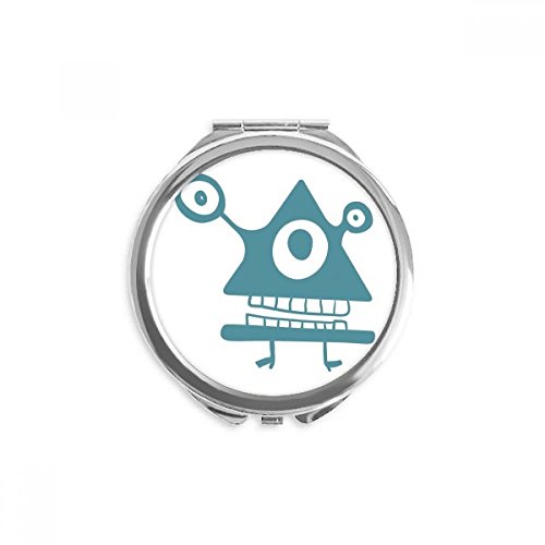 Miroir de poche alien cyclope multicolore pour un maquillage nomade et original