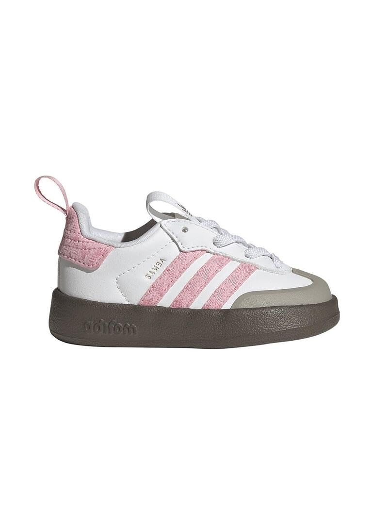 adidas Originals Zapatilla Niña/o Adidas Samba Adifom Blanca Rosa 27