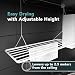 Colgador de Techo Eric de 140x50cm, Tendedero Vertical Plegable, Revestimiento de PVC...