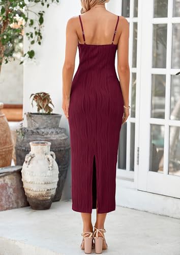 PRETTYGARDEN Womens Maxi Dress 2025 Summer Spaghetti Wedding Guest Long Resort Wear Casual Bodycon Sun Dresses2