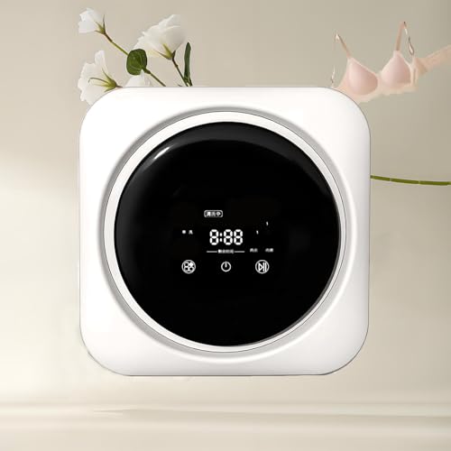 Lavadora, Minisecadora Portátil, Lavadora Portátil, Lavadora de Ropa Interior, Secadora Portátil Para Apartamentos, Máquina Con Panel de Control Lcd, Para Apartamentos, Dormitorios,Wall Mount