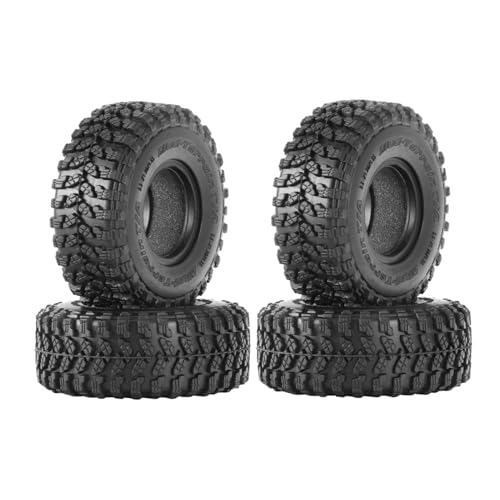Pneus en caoutchouc anti-patinage 90mm pour franchissement RC Crawler 1:10