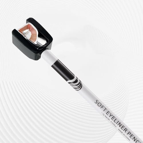 Barber Pencil 12 PCS Hairline Pencil for Men Barber Line up Tool Comes with 2 Pencil Sharpeners Suitable for Men and Women (White)