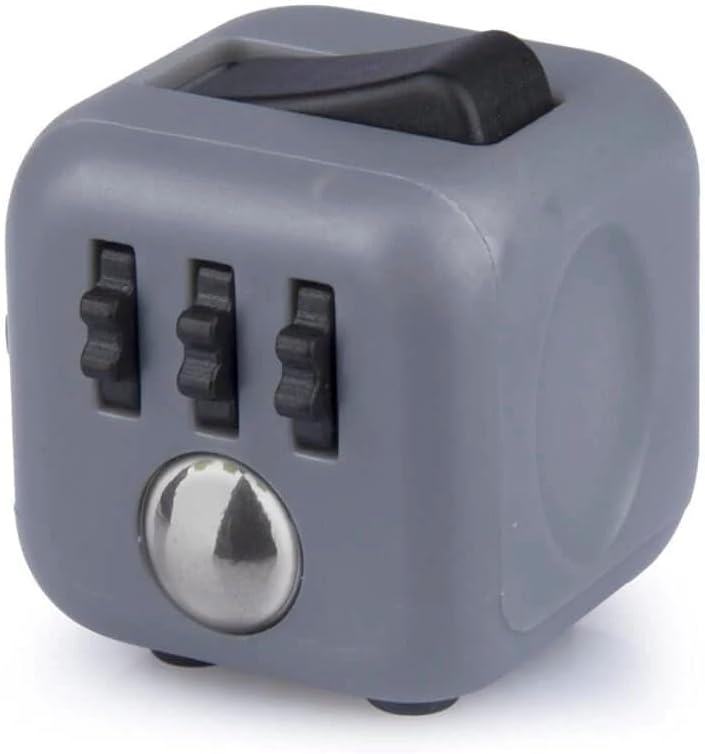 Antsy Labs The Original Fidget Cube, Stress & Anxiety Relief Desk Toy with 6 Sides, Gadget for Focus, Sensory Processing Challenges, Fun Gift for Kids, Teens, & Adults, Pocket-Sized, Graphite