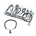 33-Bead Tasbih Bracelet Natural Hematine Stone 6mm Round Beads w/out dividers Prayer Beads Zikr Muslim Rosary