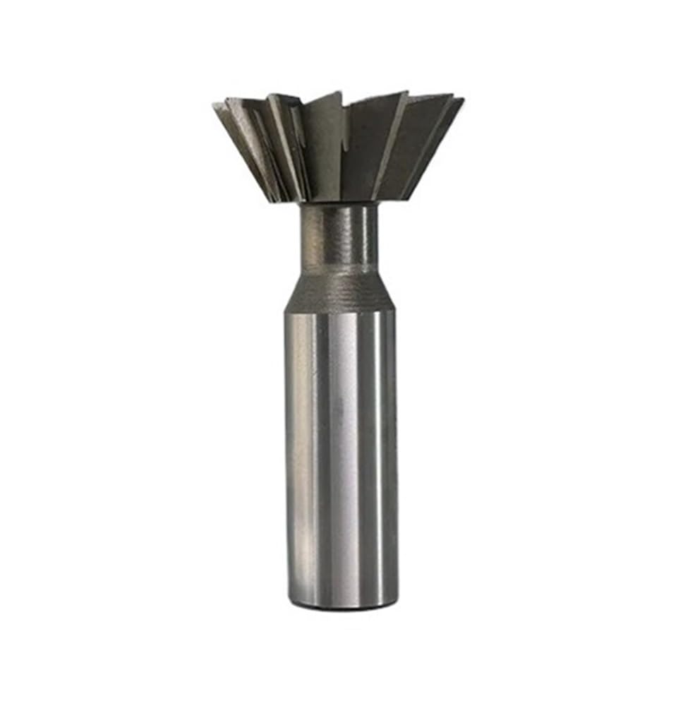 Molino de extremo cola milano acero alta velocidad, cortador HSS 20mm X 45 60 grados, fresadora mecanizado precisión 1 ud(20mm x 60)