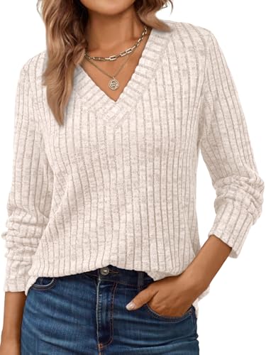 AUTOMET Long Sleeve Shirts Womens Tops Fall Fashion Business Casu...