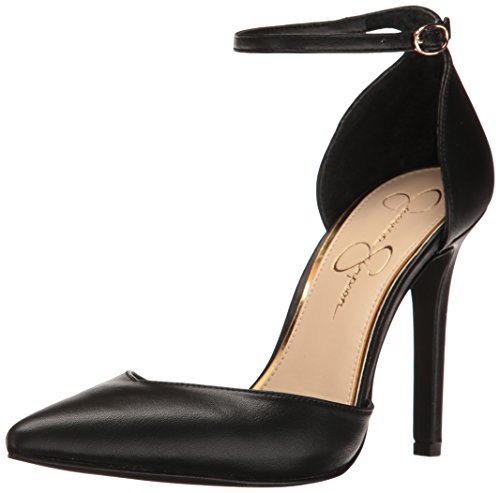 Jessica Simpson Women's Cirrus Dress-Pump, Black Sleek, 10 Medium US