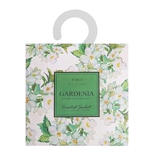 12 Packs Gardenia Scented Sachets Air Freshener for Drawer and Closet, Long-Lasting Sachets Bags Drawer deodorizers Fresh Scents, Home Fragrance for Lover (Gardenia)