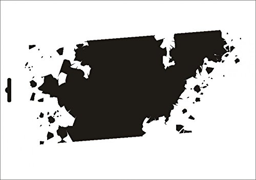 Umr-Design W-387 Portrait Strip Textil- / Wallstencil Size A5 #TOP27