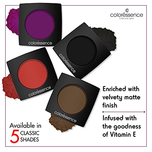 Coloressence HD Matte Eye Shade Black MES-1 3.5g - Image 4