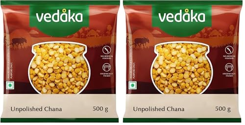 Image of Amazon Brand - Vedaka Popular Chana Dal, 500g (Pack of 2)