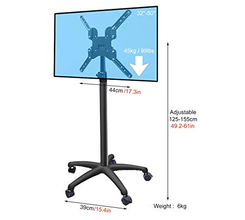 Soporte para TV ajustable en altura de 32 a 50 pulgadas miniatura 2