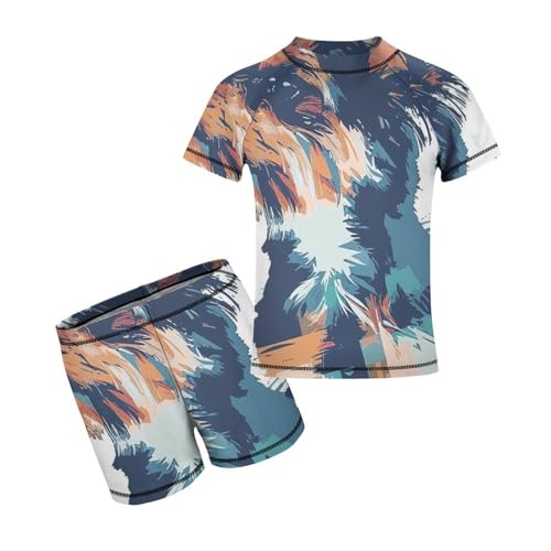 Yorkshire Terrier Dog Breed CollectionChildren's Casual Swimsuit Set - Simple and Versatile7-9Y（120cm）