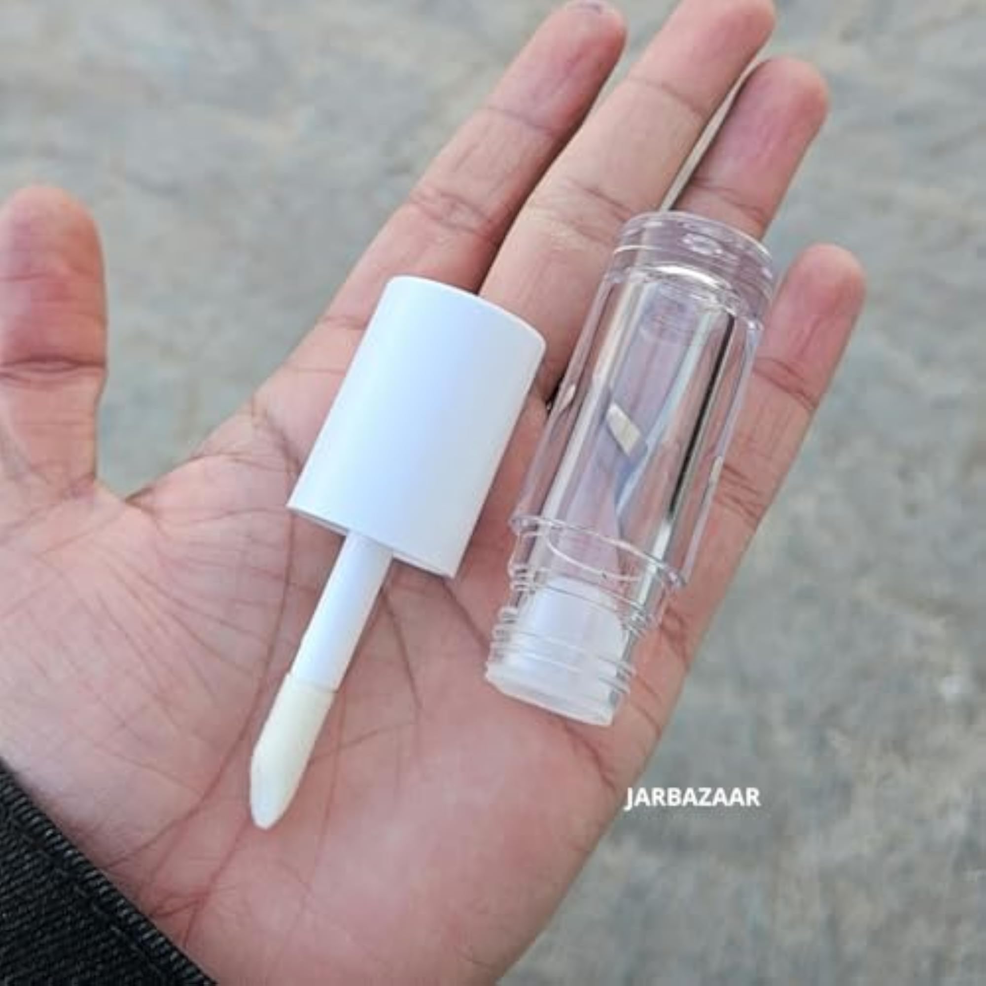 50 PCS Empty Refillable Thick Wand Lipgloss Containers with Cap