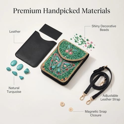 Image of Small Crossbody Bags for Women Designer Cell Phone Bag Boho Shoulder Wallet Purse