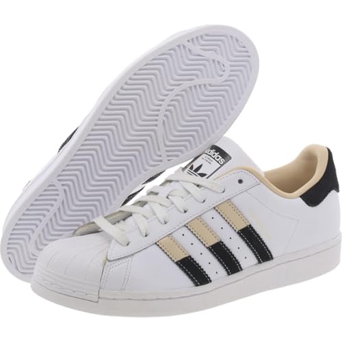 Image of adidas Originals Mens Superstar White /Sand Strata /Black 9