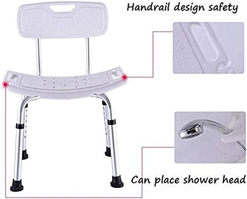 Tabouret de douche confort blanc pour assise stable 150kg - 7