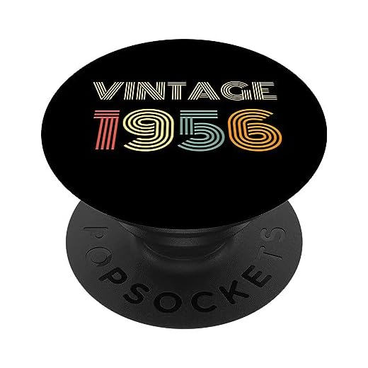 Vintage 1956 para hombres, idea de regalo 67 cumpleaños 67 años PopSockets PopGrip Intercambiable