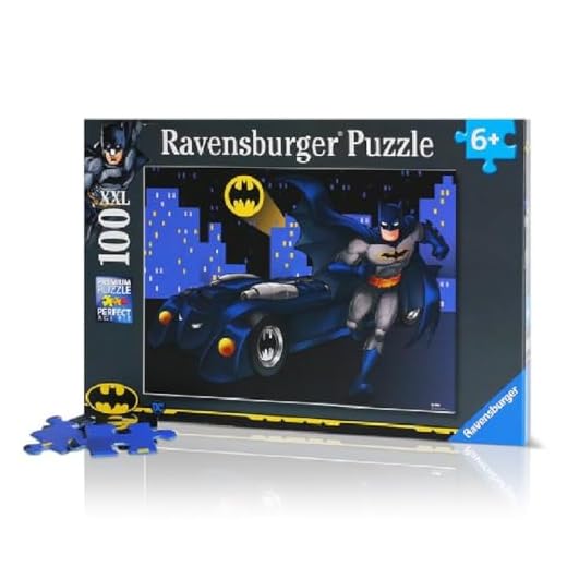 Ravensburger 636170 Batman – 100 bitars pussel med extra stora bitar för barn från 6 år