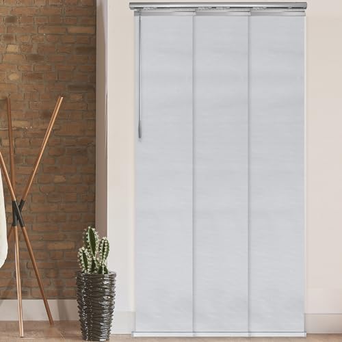 Embroidered Cadet 3-Panel Single Rail Panel Track Extendable 28