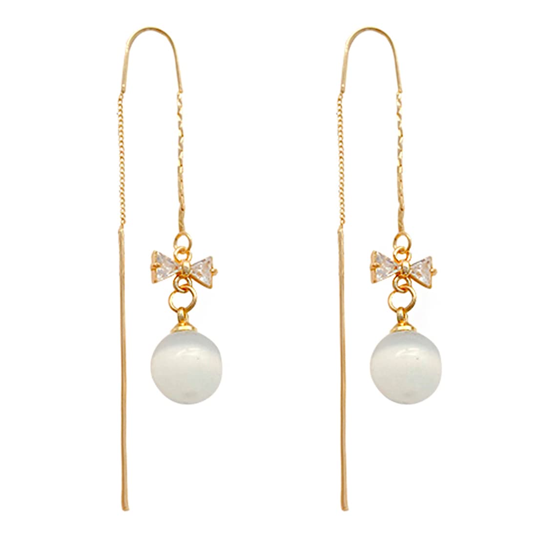 See full amazon price history chart for Yellow Chimes Earrings For Women Gold Tone Long Chain Tassel Bow Knot Shape Pearl Drop Earrings For Women and Girls Yellow Chimes Earrings For Women Gold Tone Long Chain Tassel Bow Knot Shape Pearl Drop Earrings For Women and Girls (B0B8DDYHXN) Amazon Price History, Amazon Price Tracker