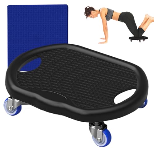 Tabla de ruedas abdominales con controles deslizantes para entrenar en casa
