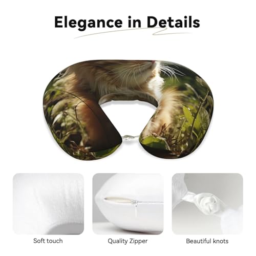 Almohada de espuma viscoelástica para cuello ajustable miniatura 3