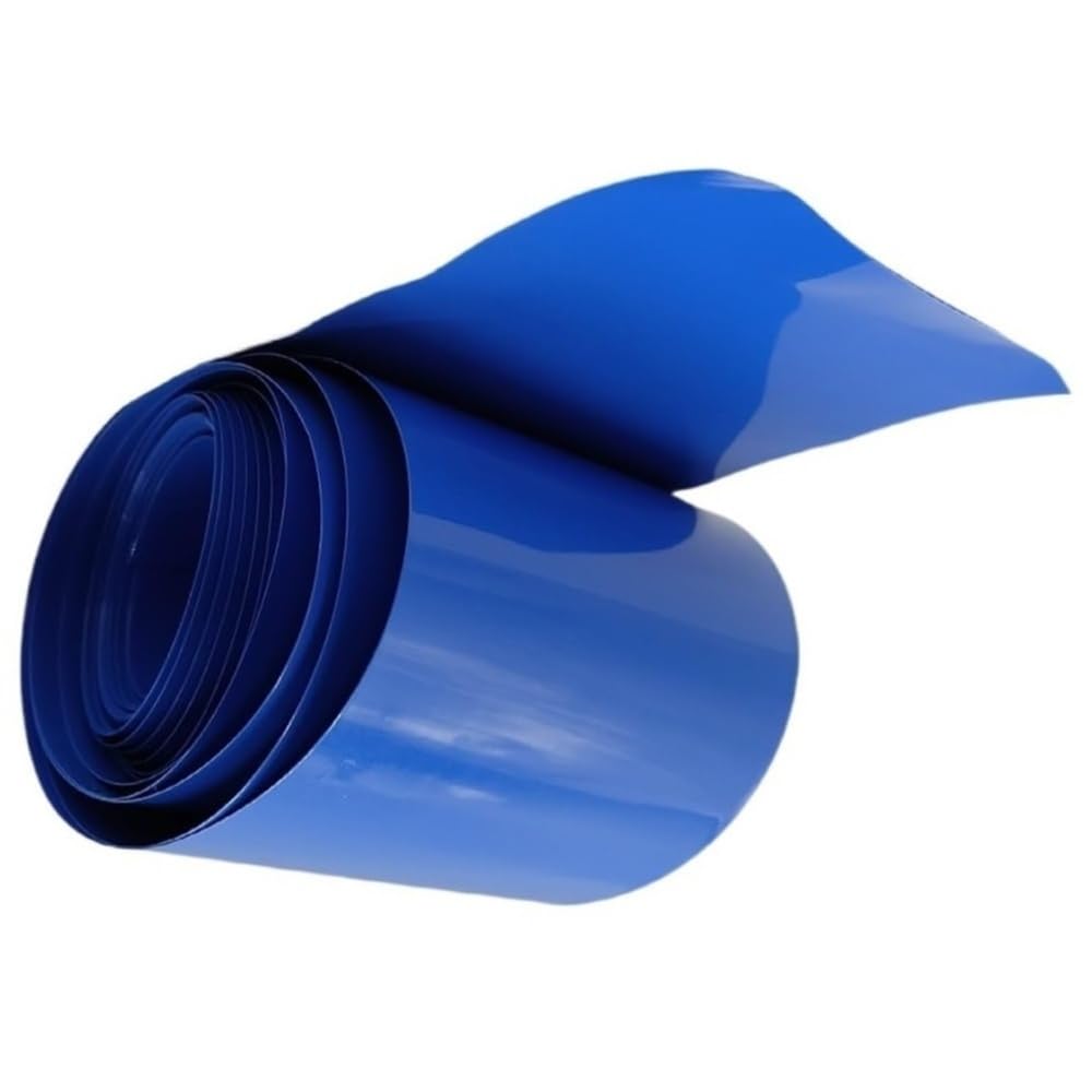 1 pellicola in PVC termoretraibile for la protezione dei cavi, avvolgimento cavi da 17-160 mm con forte isolamento e resistenza ai graffi(95mmx10meter)