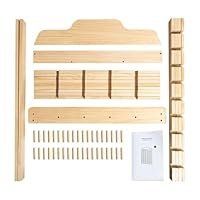 F Fityle 1/64 Scale Car Storage Display Case,Organizer,Wood,Showcase,Wall Mounted Cabinet Toy Car Storage Rack Display Shelf for Cars