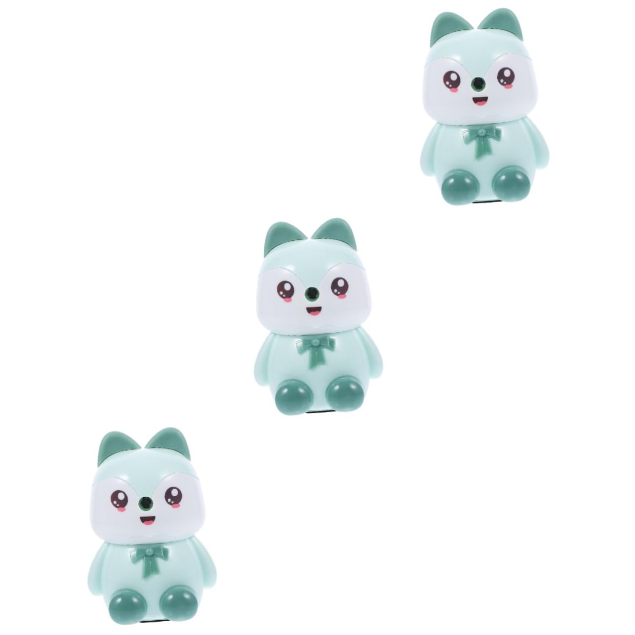 jojofuny 3 Pezzi Temperamatita Temperamatite a Foro Singolo Temperini Colorati Portatili Offerta Studentesca Temperamatite Per Matita Mini Fornitura Per Plastica Verde