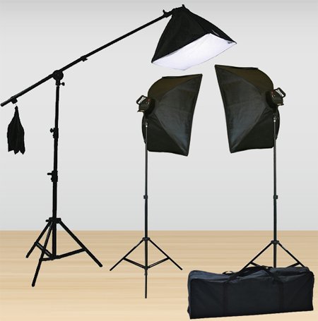 Fancierstudio 3800 Watt Softbox Video Lighting Kit Light Kit With Carrying Case By Fancierstudio 9060Sb4 #TOP3