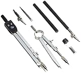 Herlitz 8710105 Zirkel (Büro), 223 mm, 140 mm silber