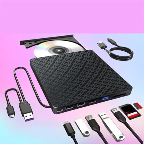 Graveur Externe de CD/DVD Haute Vitesse Boîtier Compact Lecteur Robuste