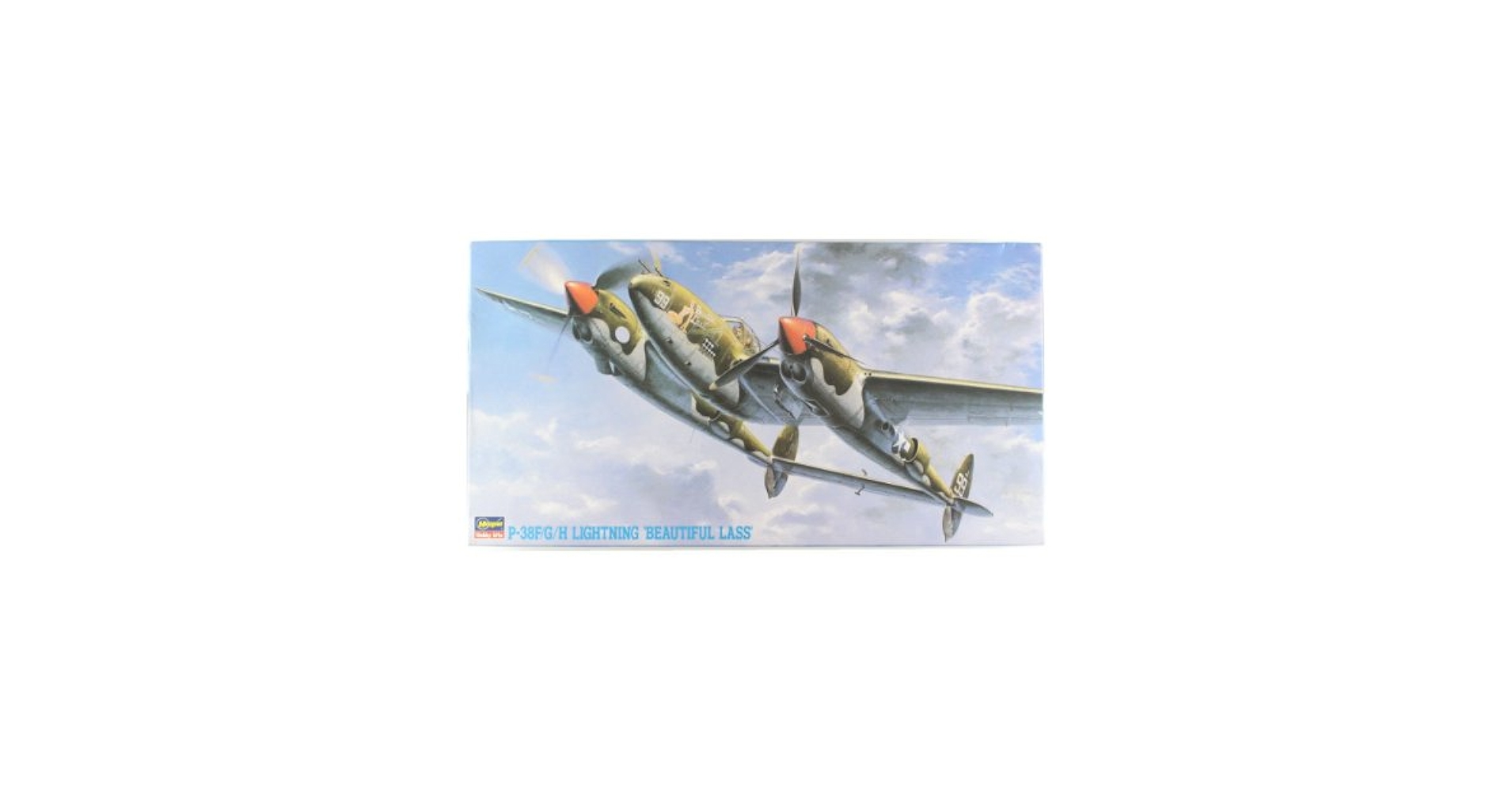 Amazon | ハセガワ 1/48 P-38F/G/H ライトニング ビユーテイフル