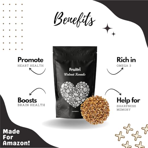 Image of Fruitri Walnut kernels, Without Shell, Akhrot Giri 16Pcs Broken akhrot (1kg)